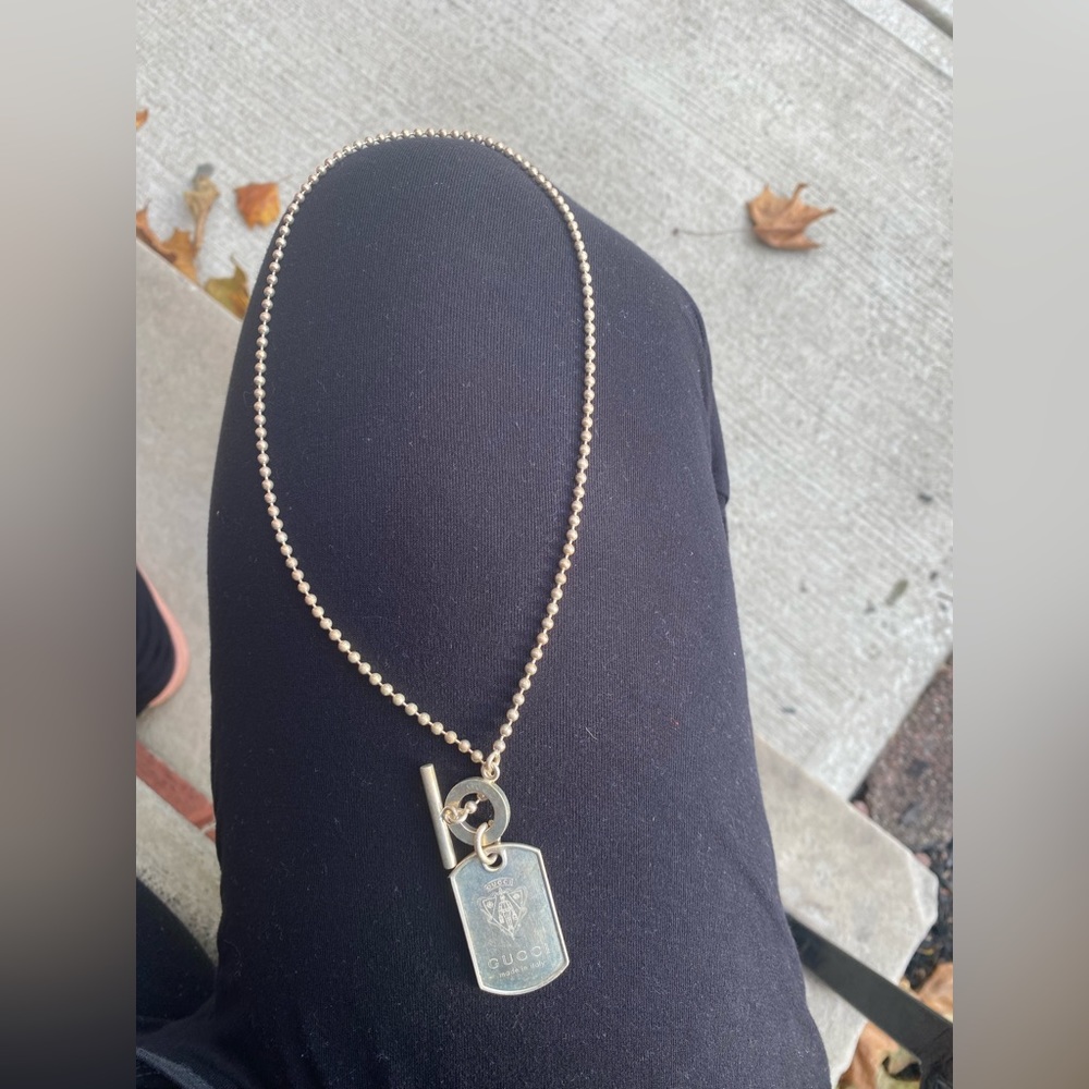 Gucci necklace.
